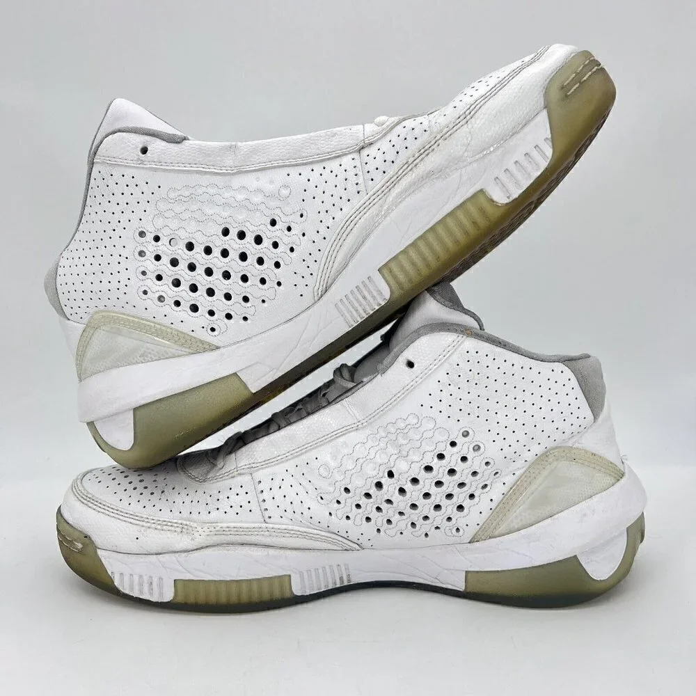 Nike Air Jordan 2010 Dwayne Wade Men Size 11 Shoes White Grey 415093-103